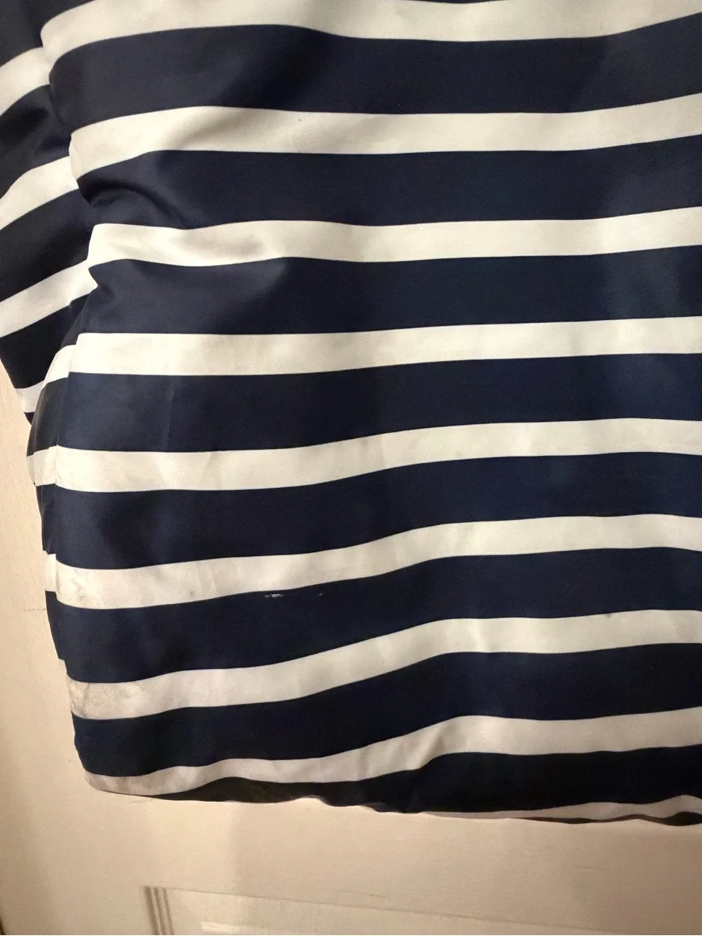 Kate Spade Navy and White Striped Tote